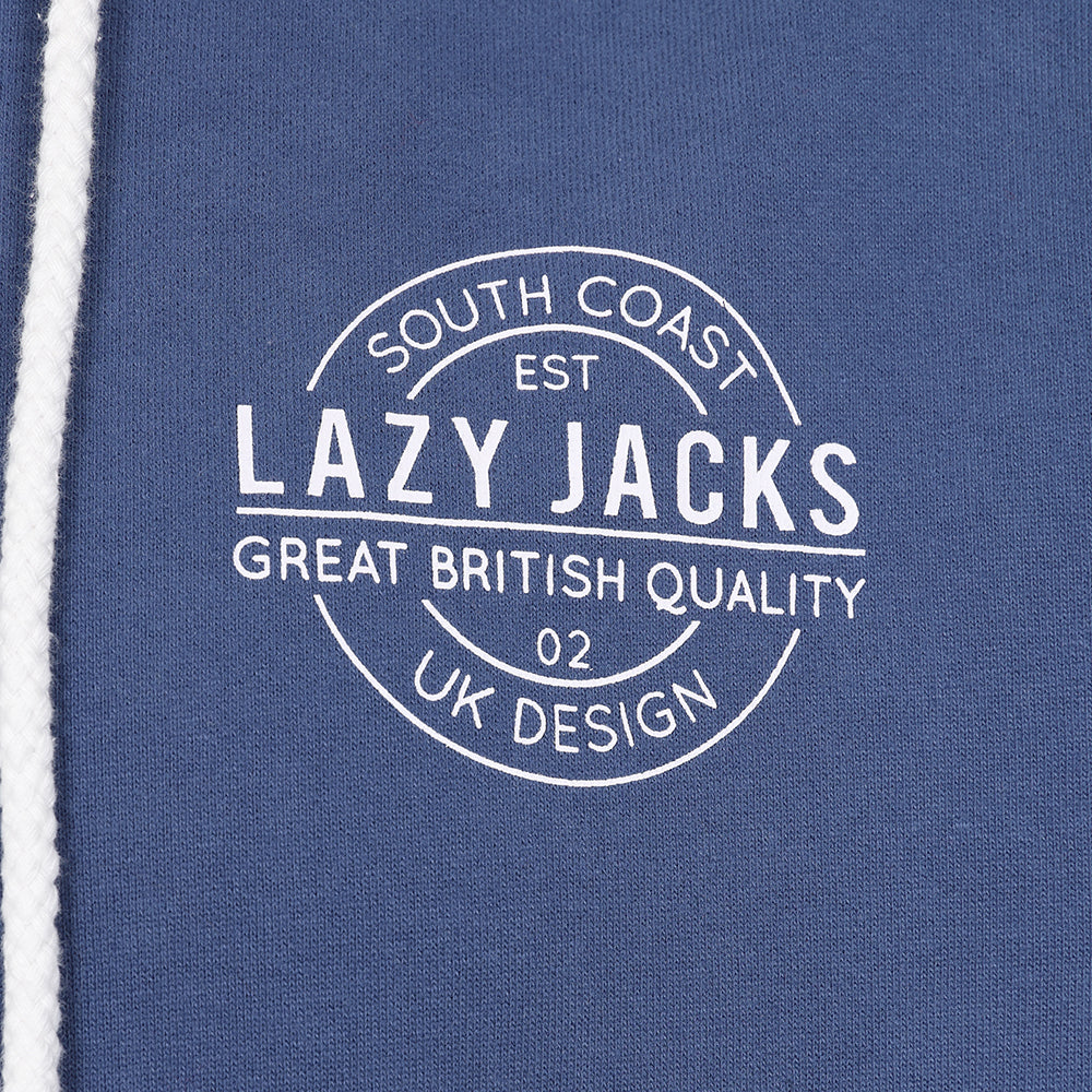 LJ21 - Mens Hooded Sweatshirt - Denim