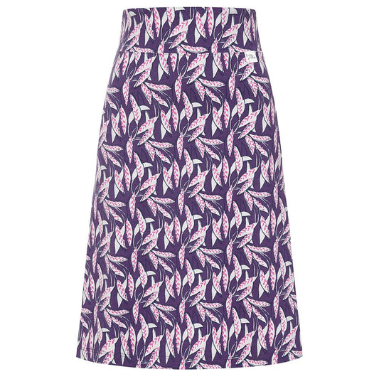 LJ41 - Printed Jersey Skirt - Barley