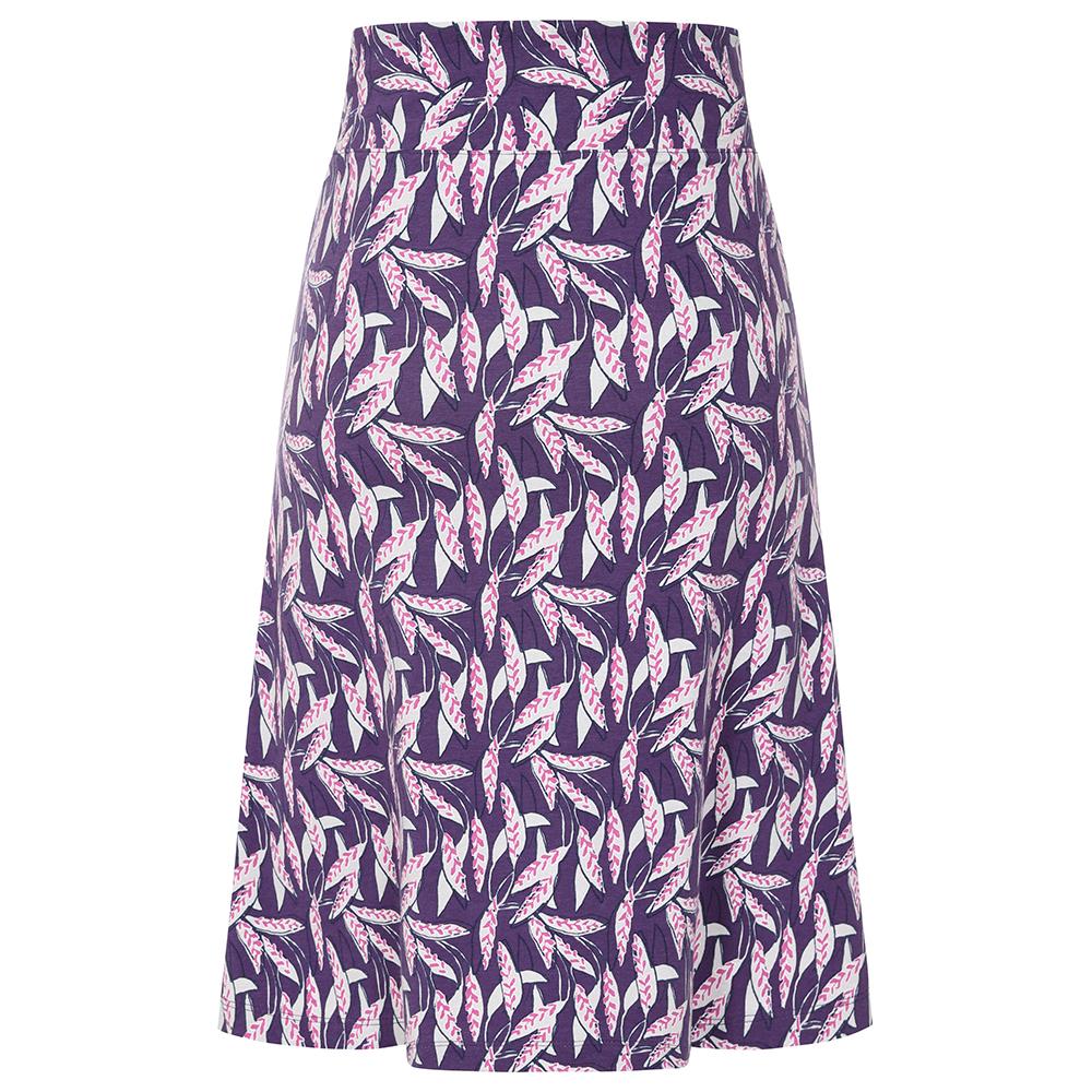 LJ41 - Printed Jersey Skirt - Barley