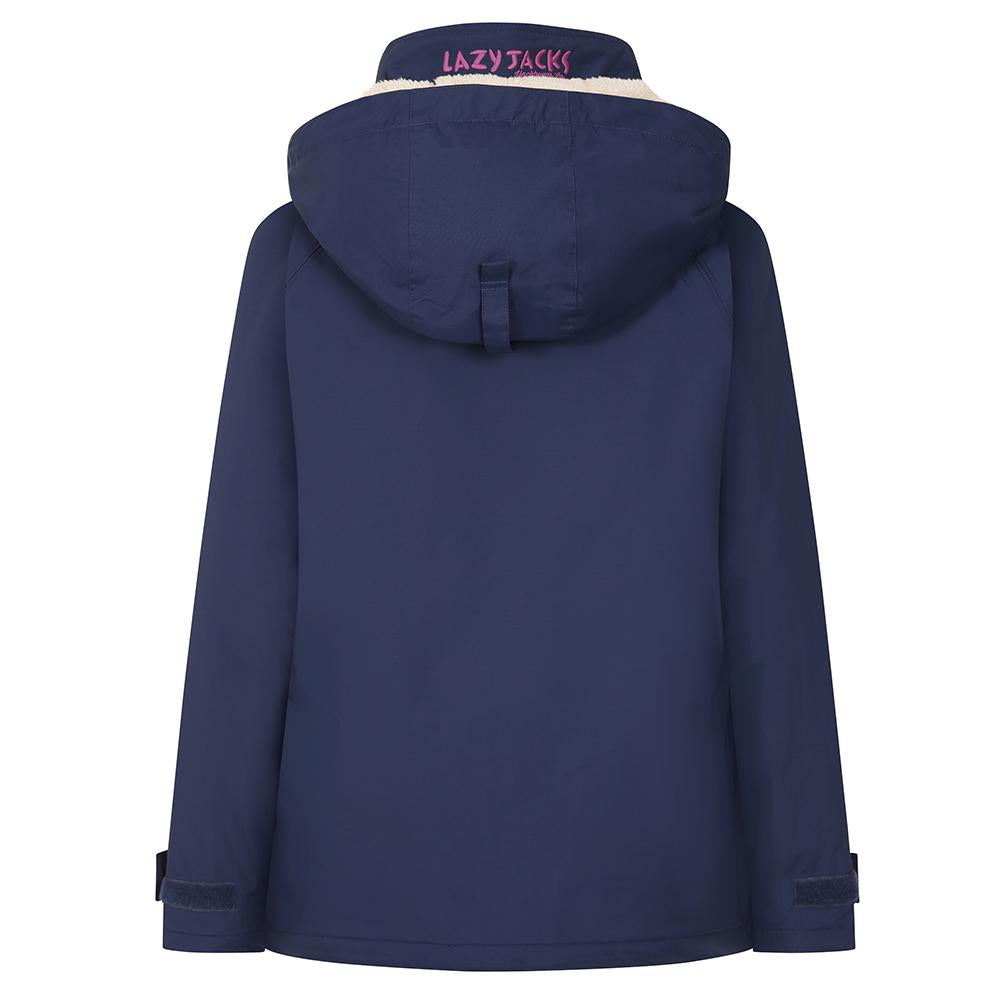 LJ158 - Ladies Snug Lined Coat - Marine