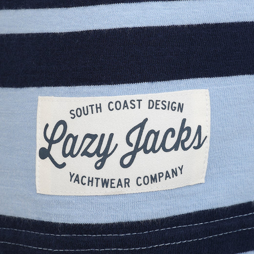 LJ27C - Short Sleeve Rugby Shirt - Sky