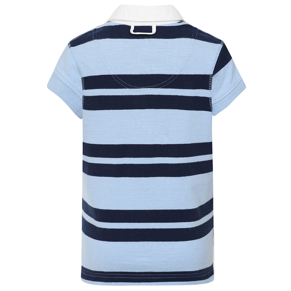 LJ27C - Short Sleeve Rugby Shirt - Sky