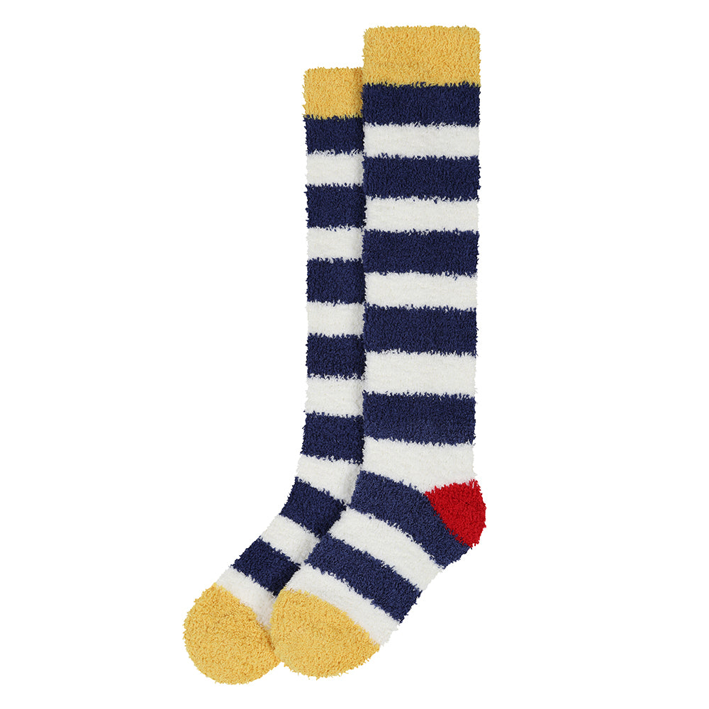 LJ2C - Children's Fluffy Socks - Marine