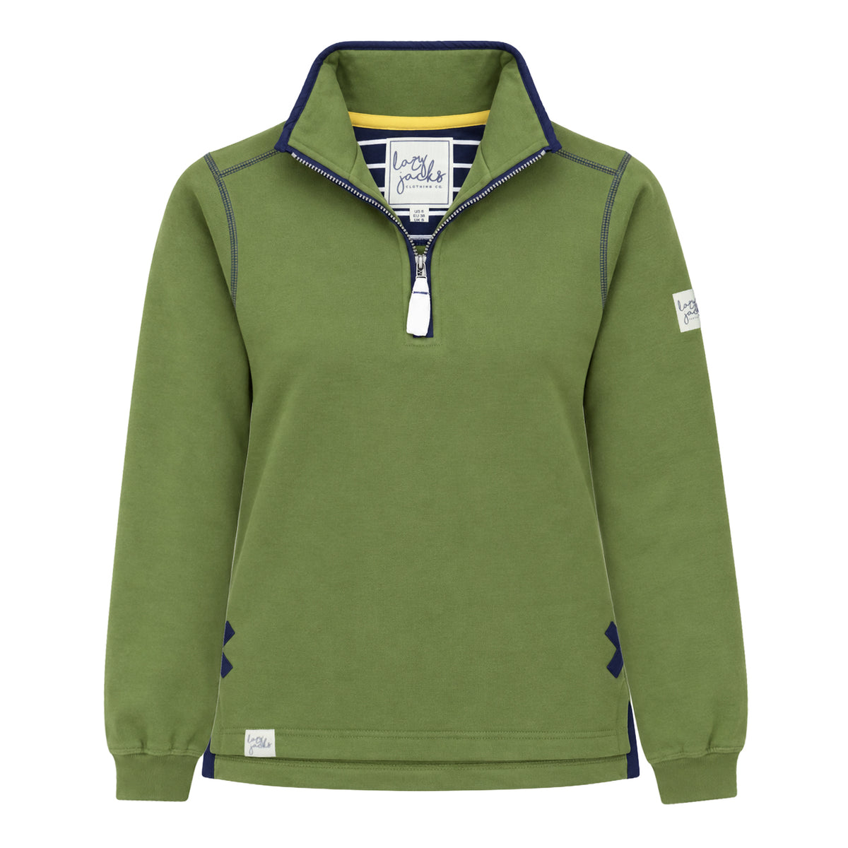 LJ3 - Ladies Quarter Zip Sweatshirt - Sage