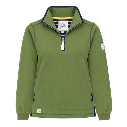 LJ3 - Ladies Quarter Zip Sweatshirt - Sage