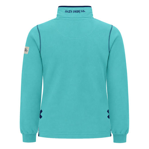 LJ3 - Ladies Quarter Zip Sweatshirt - Sea Green
