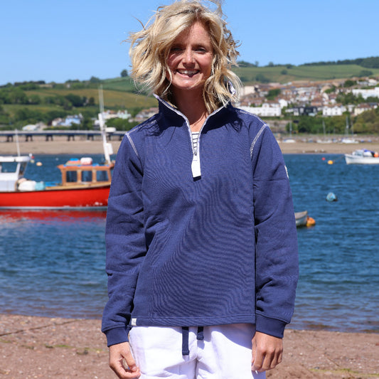 LJ3 - Ladies Quarter Zip Sweatshirt - Twilight