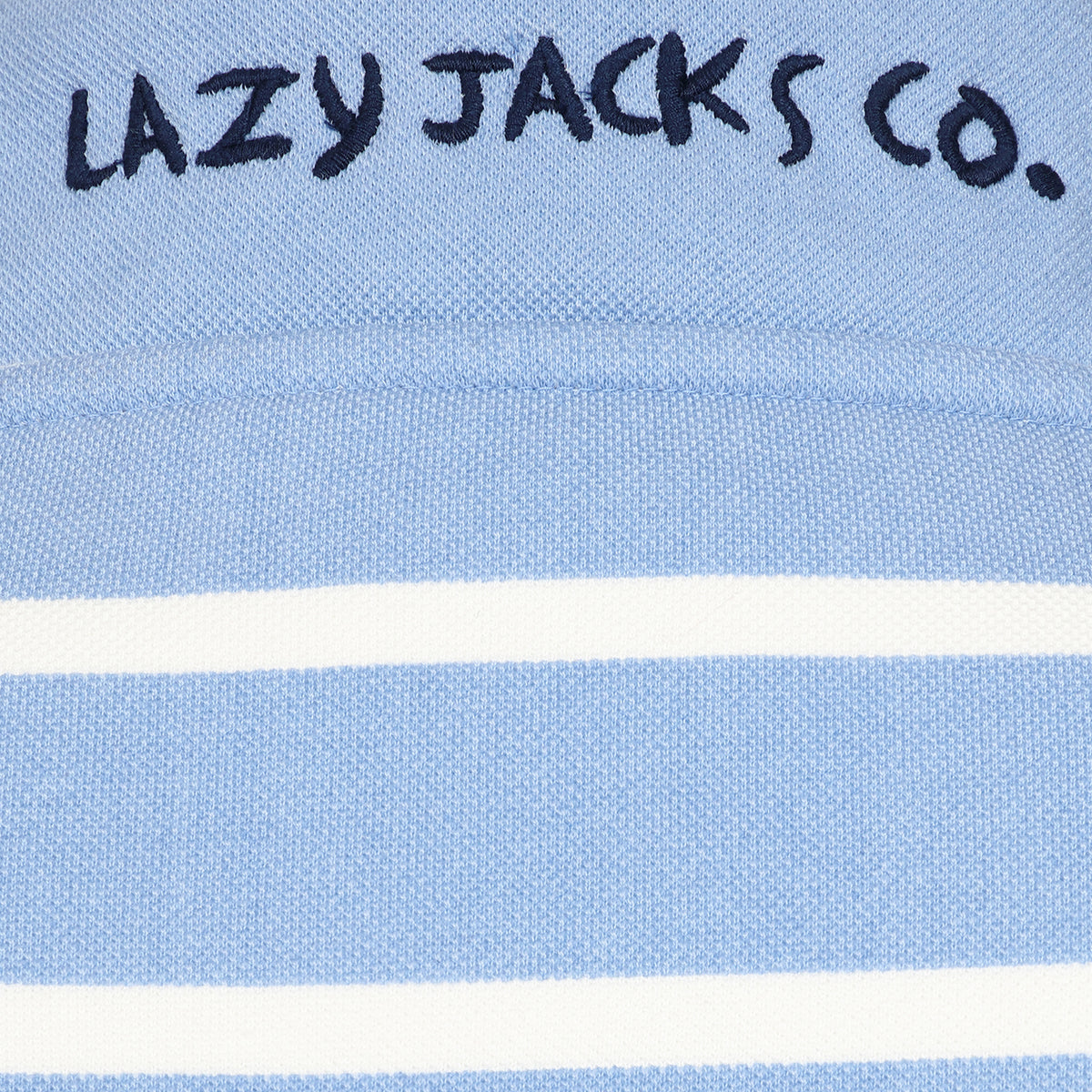 LJ301S - Pique Button Neck Sweatshirt - Sky