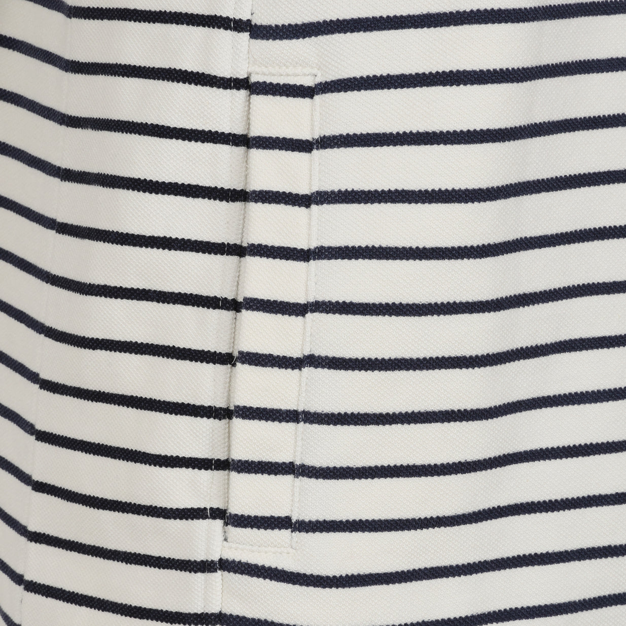 LJ304S - Striped Pique Full Zip Sweatshirt - Twilight