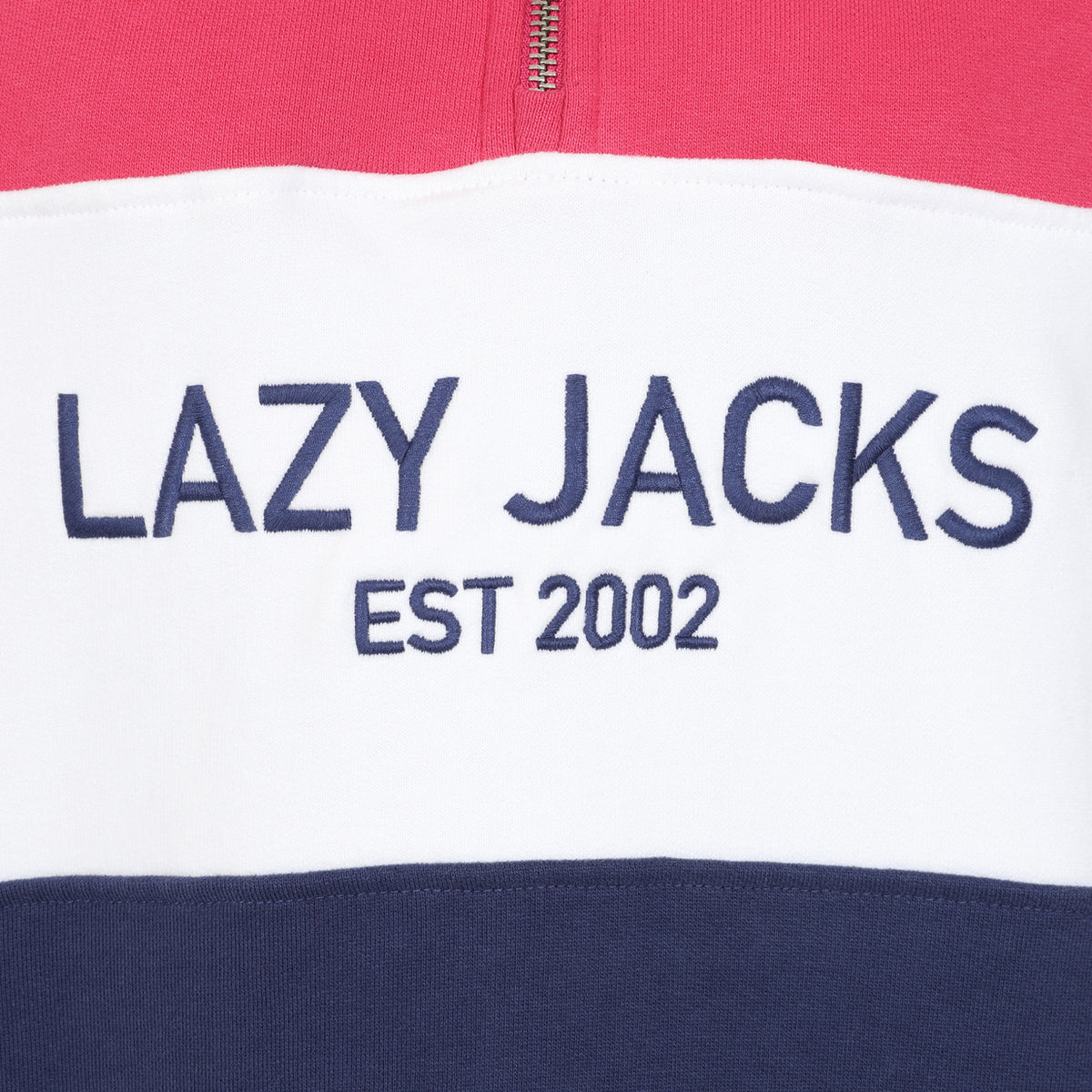 LJ322 - Ladies Quarter Zip Sweatshirt - Cherry/Twilight