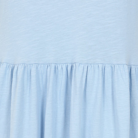 LJ525 - Ladies Long Gathered Dress - Sky