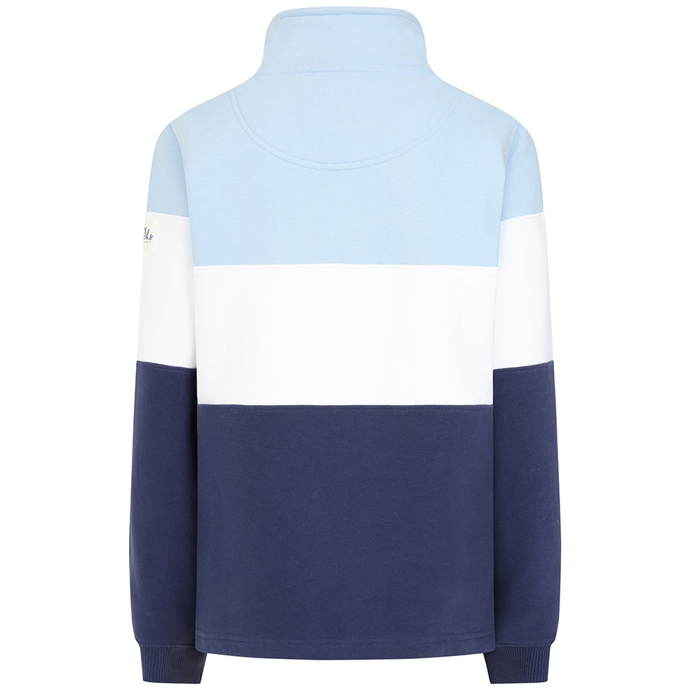 LJ322 - Ladies Quarter Zip Sweatshirt - Sky/Twilight