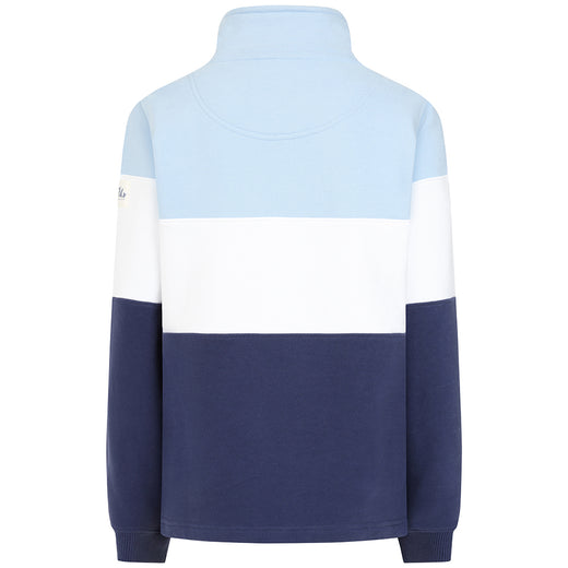 LJ322 - Ladies Quarter Zip Sweatshirt - Sky/Twilight