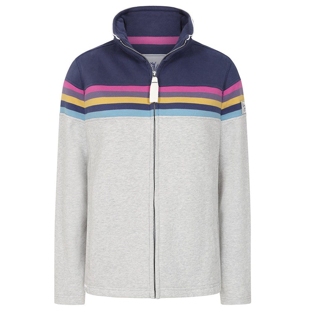 LJ32 - Full Zip Sweatshirt - Grey Marl