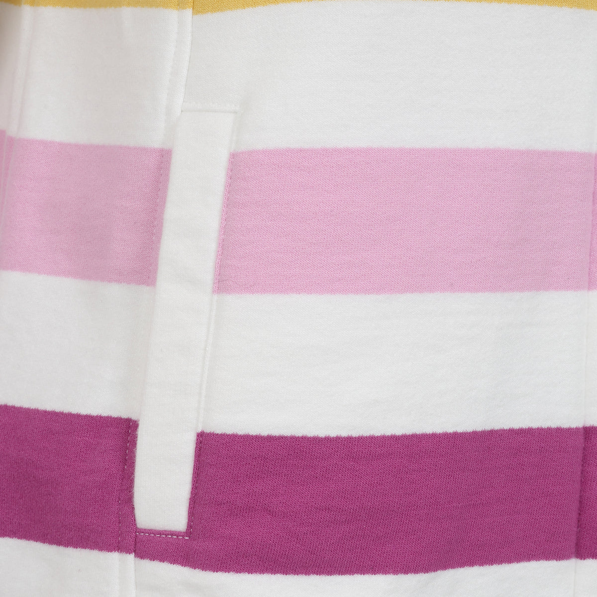 LJ32 - Ladies Striped Full Zip Sweatshirt - Colourful