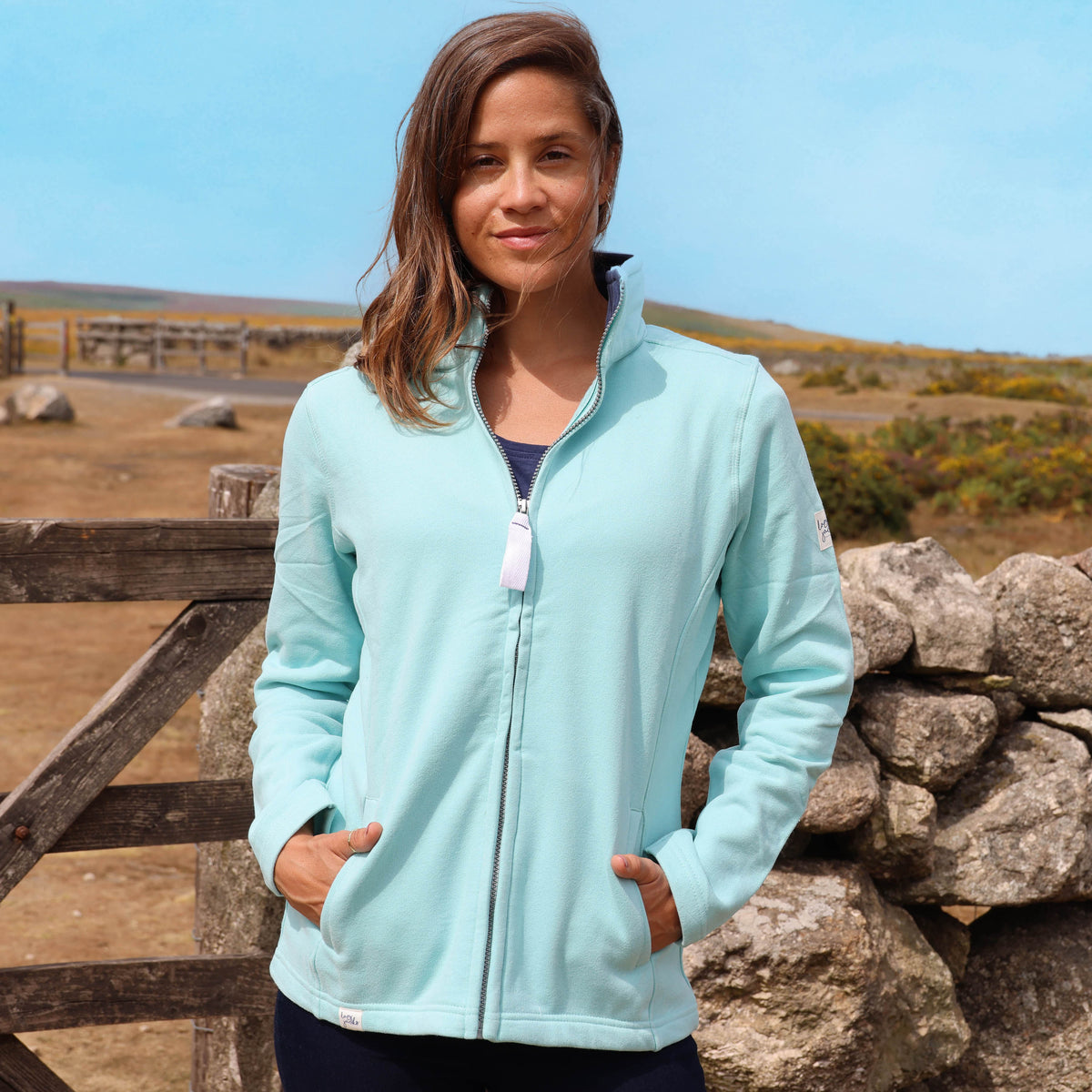LJ33 - Ladies Full Zip Sweatshirt - Peppermint