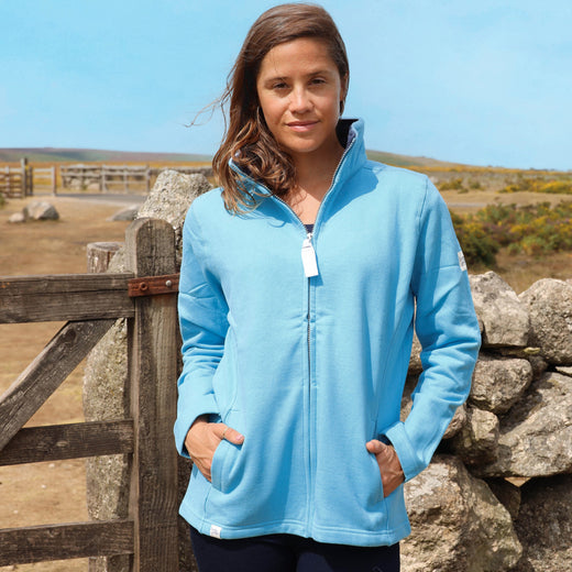 LJ33 - Ladies Full Zip Sweatshirt - Turquoise