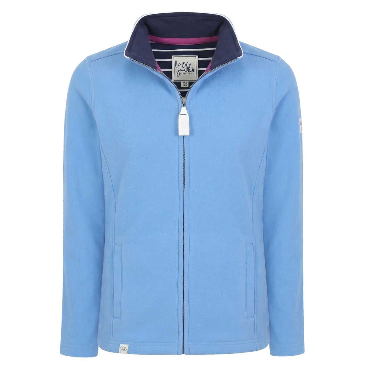 LJ33 - Ladies Full Zip Sweatshirt - Blue