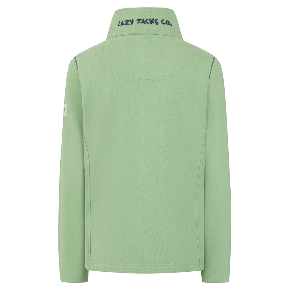 LJ33 - Ladies Full Zip Sweatshirt - Grass
