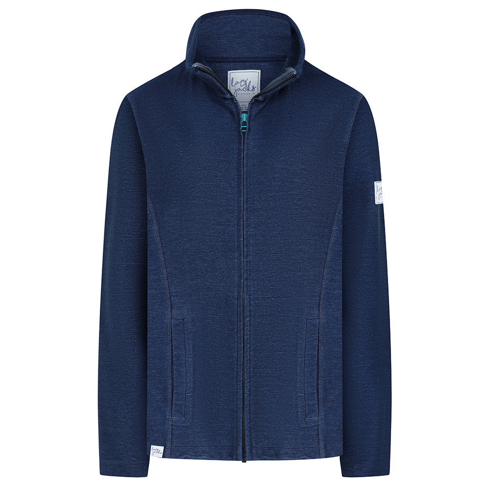 LJ33 - Full Zip Sweatshirt - Indigo