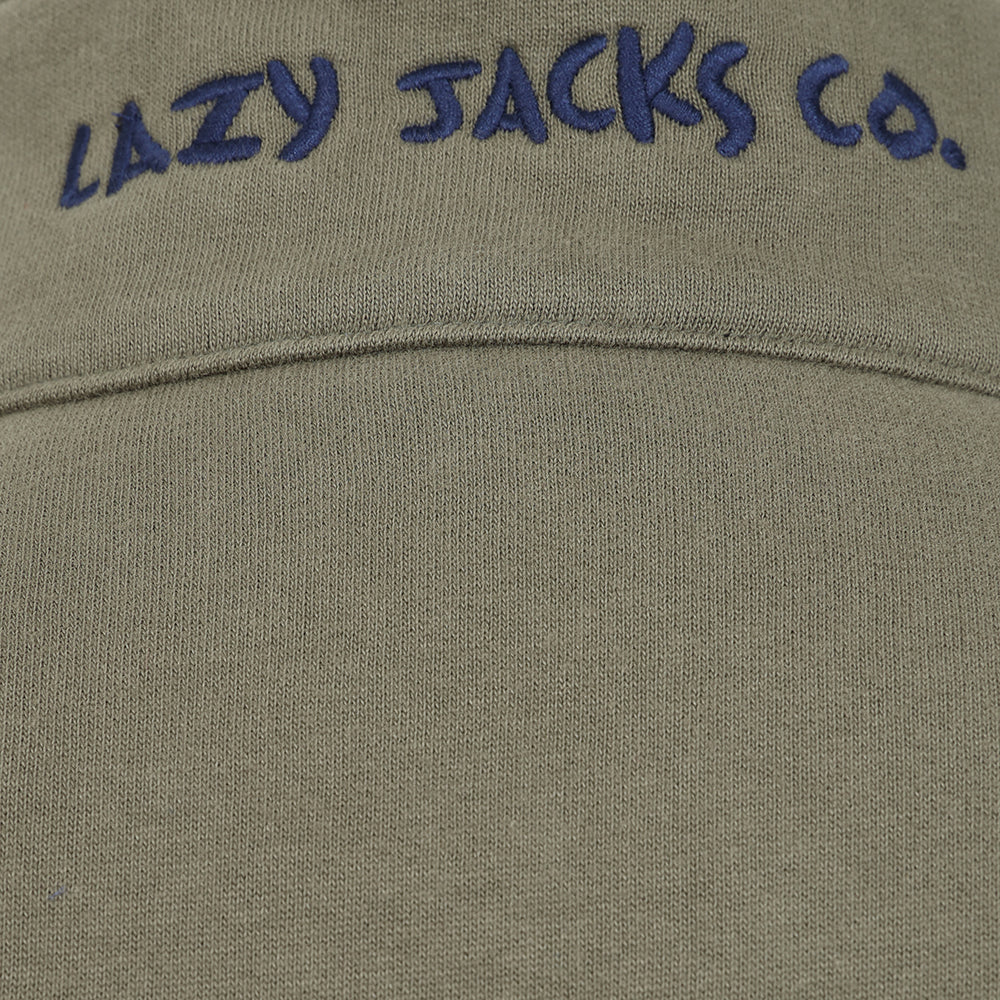 LJ33 - Ladies Full Zip Sweatshirt - Khaki