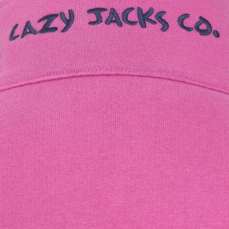 LJ3 - Ladies Quarter Zip Sweatshirt - Raspberry