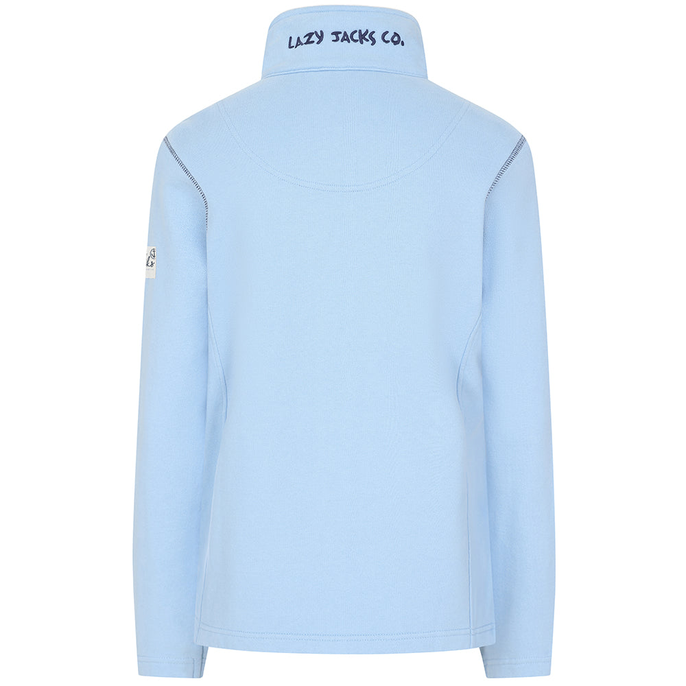 LJ33 - Ladies Full Zip Sweatshirt - Sky