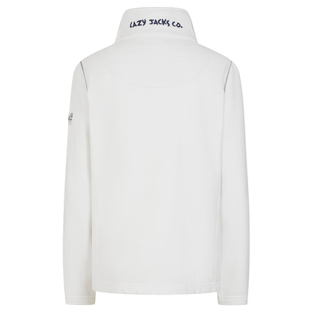 LJ33 - Ladies Full Zip Sweatshirt - White