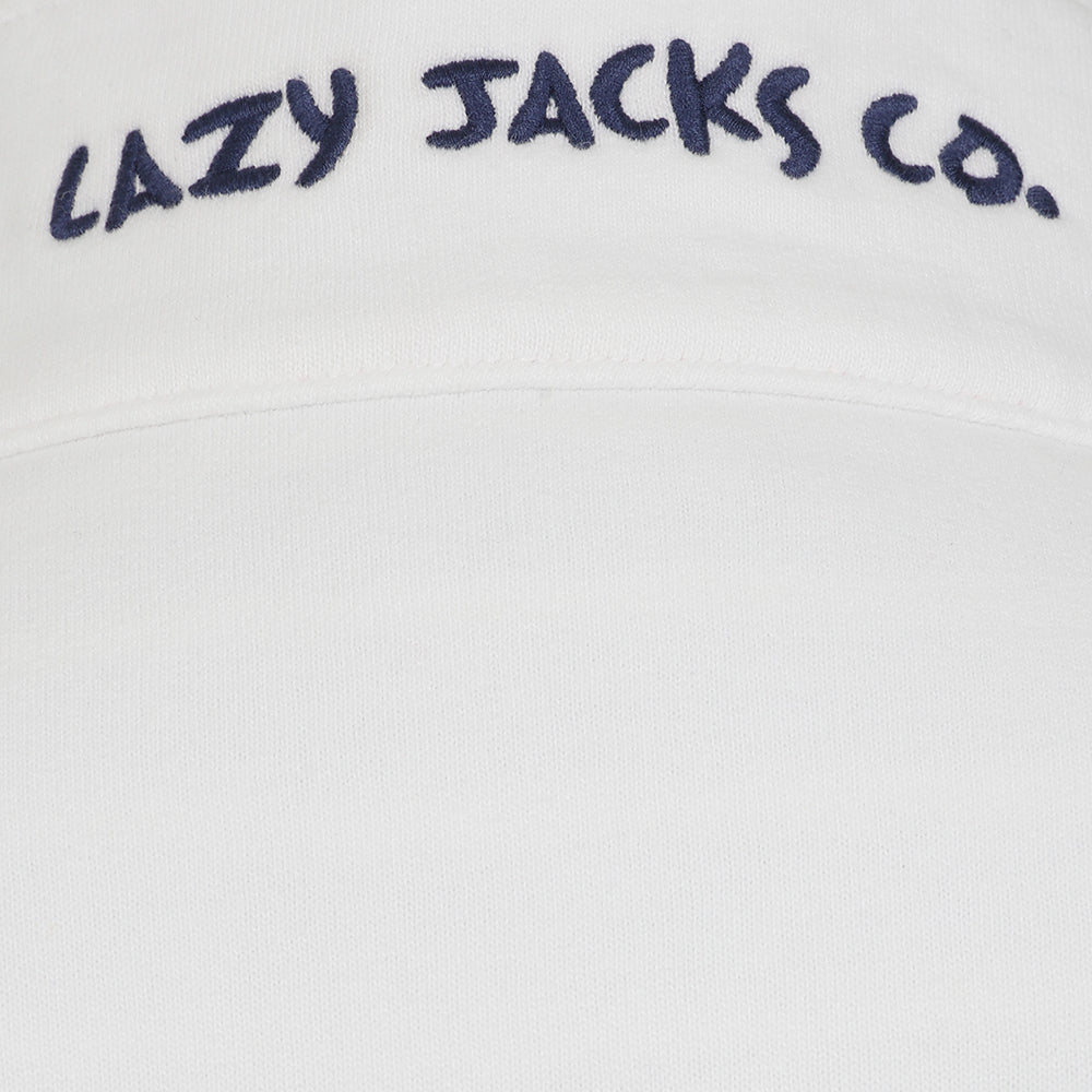 LJ33 - Ladies Full Zip Sweatshirt - White