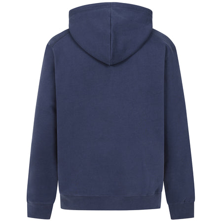 LJ34 - Men's Hooded Button Neck Sweatshirt - Marine