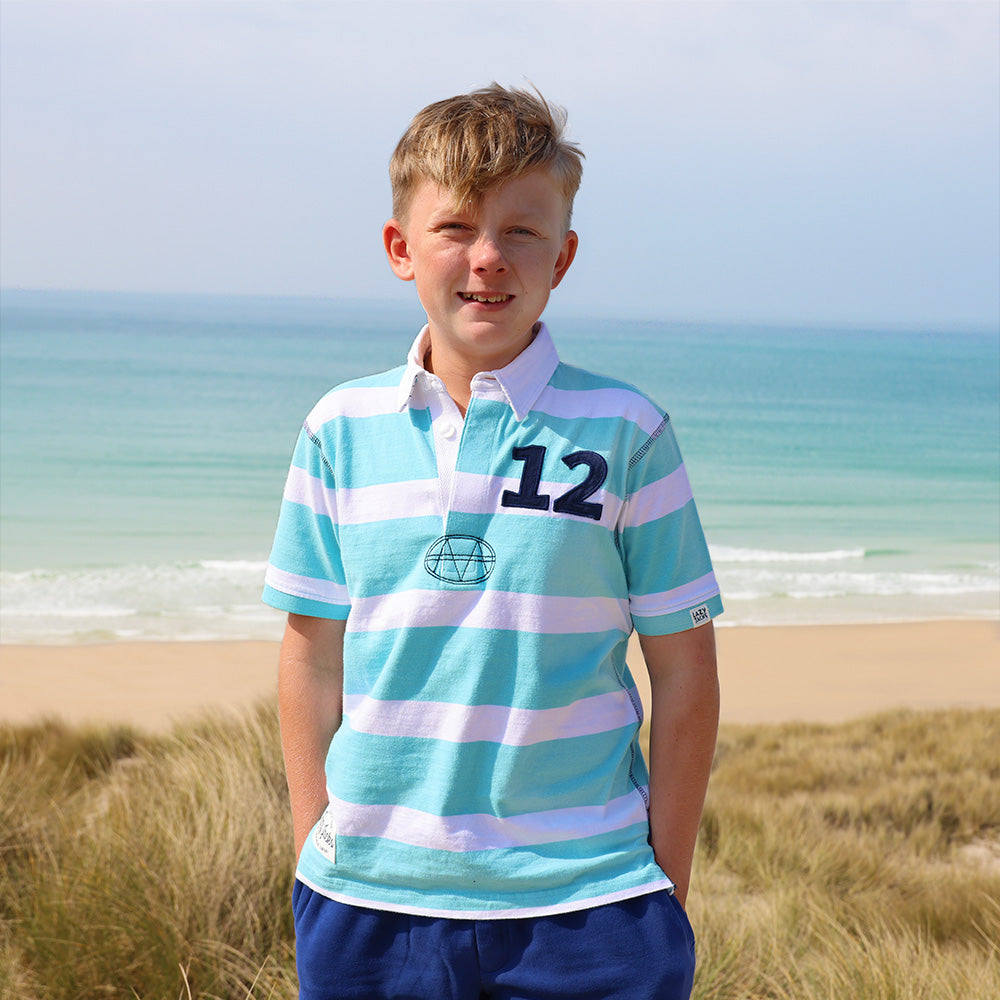 LJ27C - Short Sleeve Rugby Shirt - Spearmint
