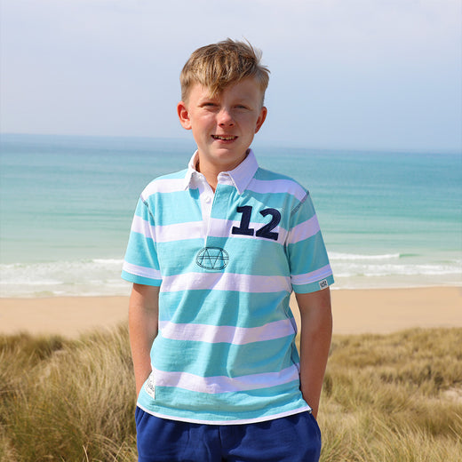 LJ27C - Short Sleeve Rugby Shirt - Spearmint