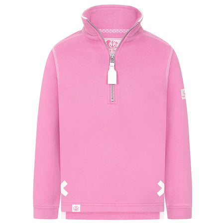 LJ3C - Girls 1/4 Zip - Candy floss