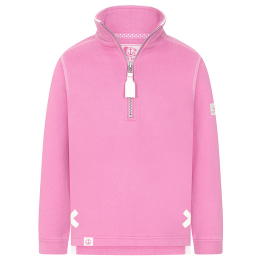 LJ3C - Girls 1/4 Zip - Candy floss