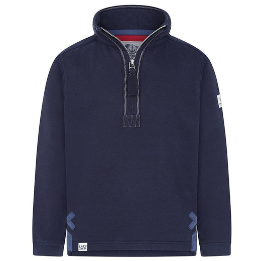 LJ40C - Boy's 1/4 Zip Sweatshirt - Marine