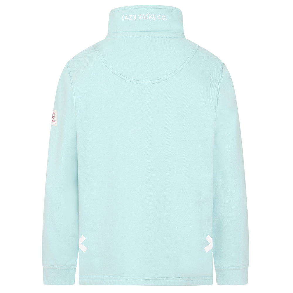 LJ3C - Girls Full Zip Sweatshirt - Mint