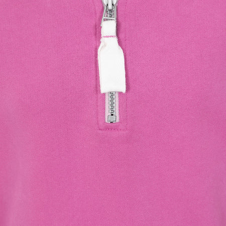 LJ3C - Girls Quarter Zip - Raspberry