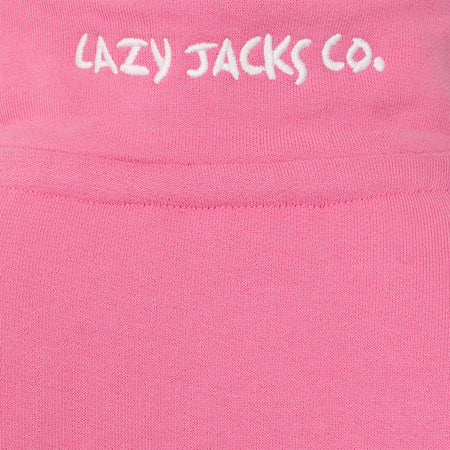 LJ3C - Girl's 1/4 Zip Sweatshirt - Salmon