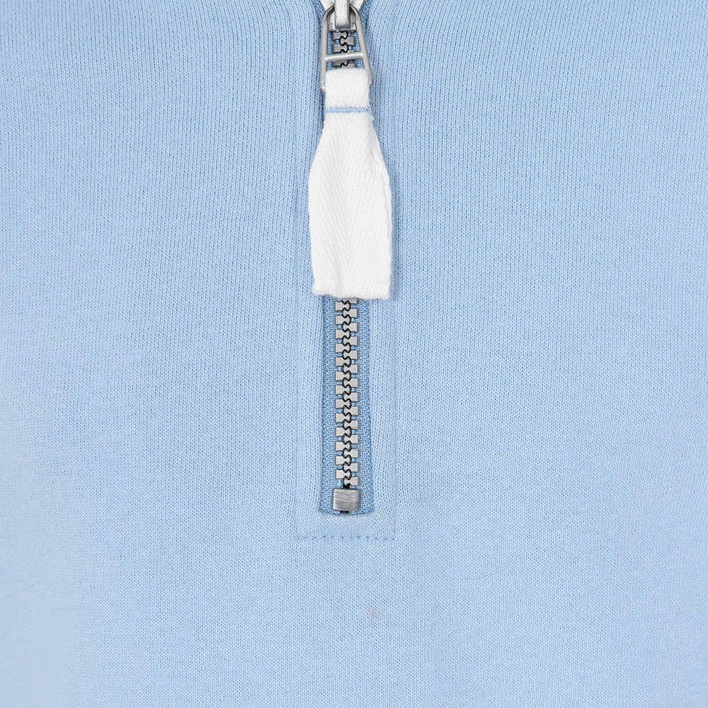 LJ3C - Girls Quarter Zip Sweatshirt - Sky