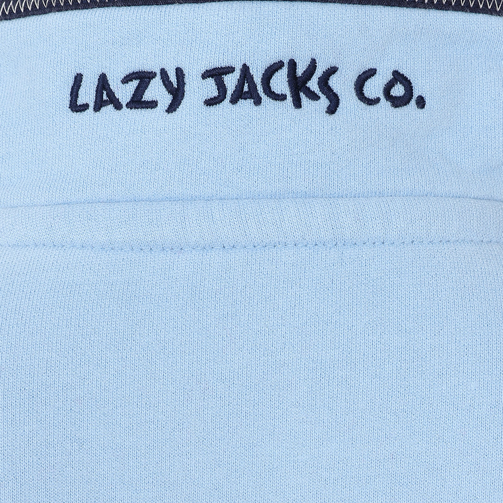 LJ3C - Boy's 1/4 Zip Sweatshirt - Sky Blue
