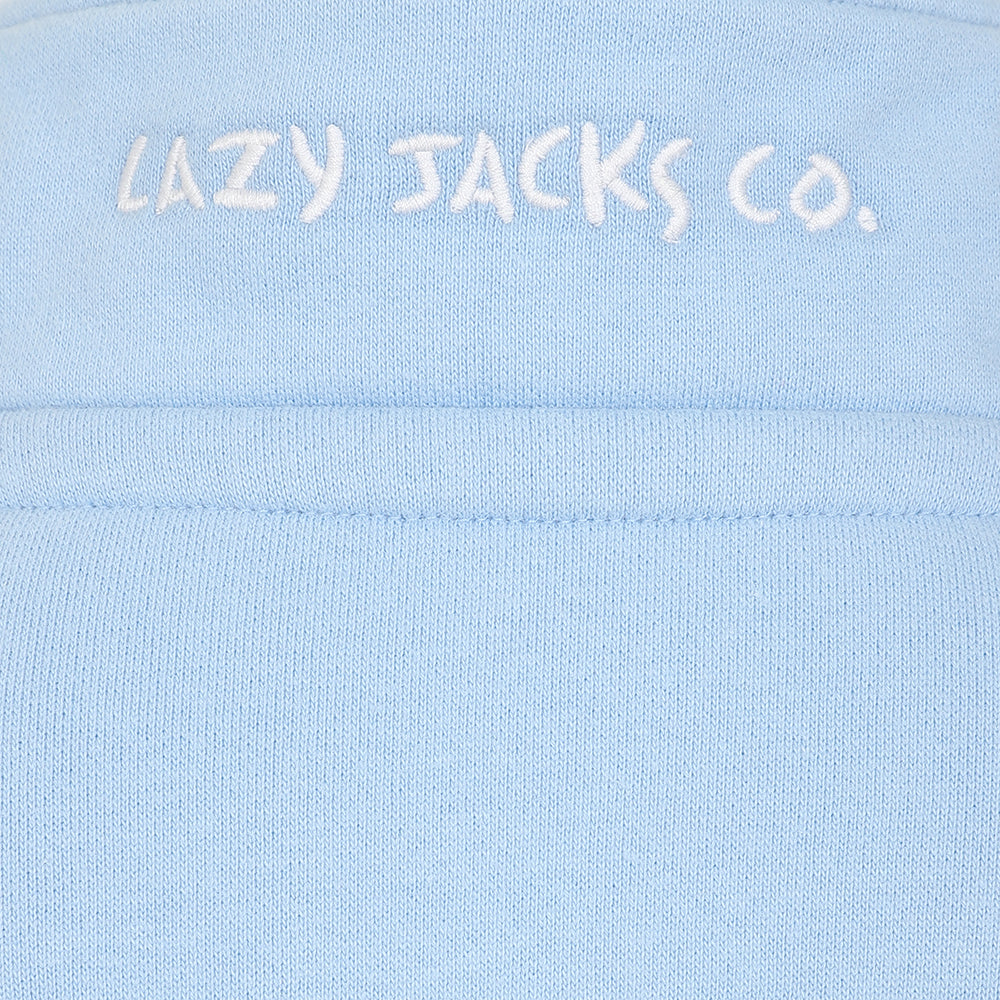 LJ3C - Girls Quarter Zip Sweatshirt - Sky