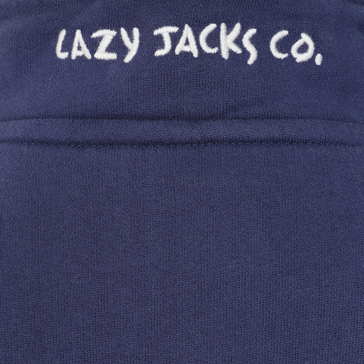 LJ3C  - Girls Quarter Zip Sweatshirt - Twilight