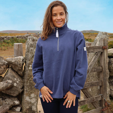 LJ3 - Ladies 1/4 Zip Sweatshirt - Twilight