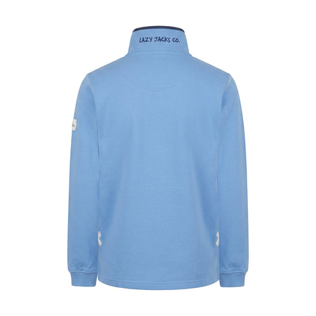 LJ3 - Ladies 1/4 Zip Sweatshirt - Blue