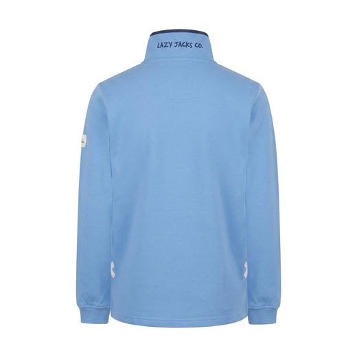 LJ3 - Ladies 1/4 Zip Sweatshirt - Blue