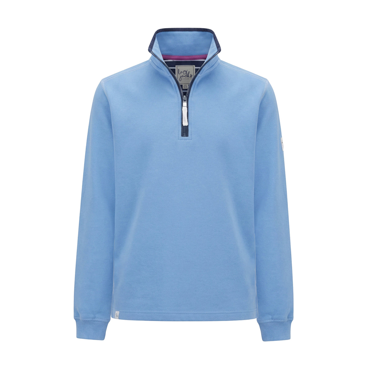 LJ3 - Ladies 1/4 Zip Sweatshirt - Blue