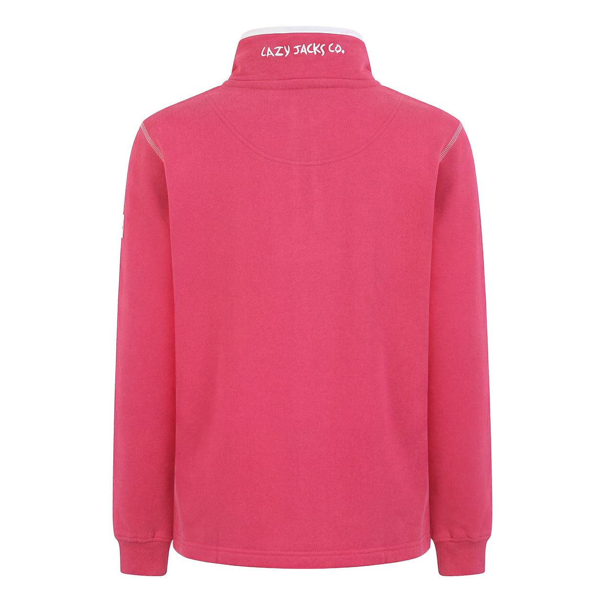 LJ3 - Ladies 1/4 Zip Sweatshirt - Cherry