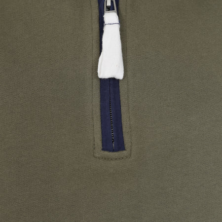 LJ3 - Ladies' 1/4 Zip Sweatshirt - Khaki
