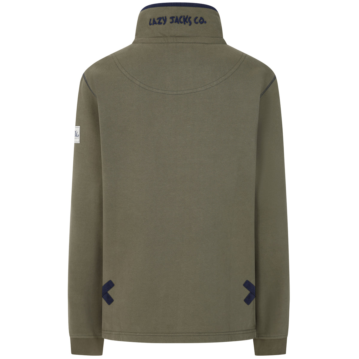 LJ3 - Ladies' 1/4 Zip Sweatshirt - Khaki