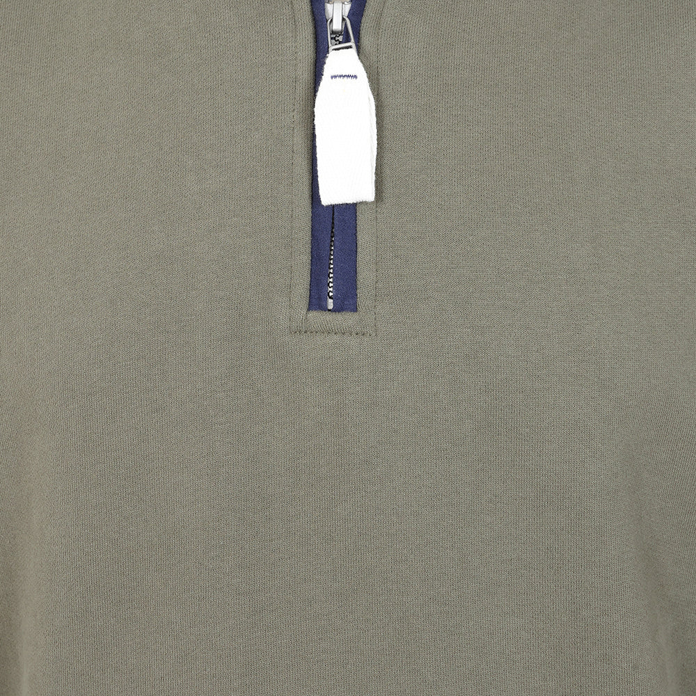 LJ3 - Ladies Quarter Zip Sweatshirt - Khaki